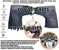 "WINTER & SNOW RIDING HANDLEBAR MUFFS" FIT FOR ALL ROYAL ENFIELD MOTORCYCLES