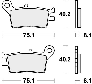 Sbs brake pads - sbs,