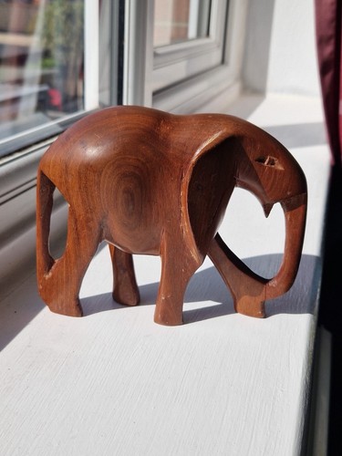 Vintage hand carved wooden - hand,