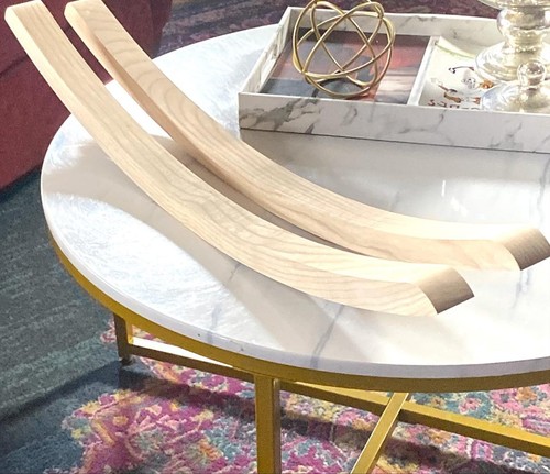 Steam bent oak rocker runners - steam,