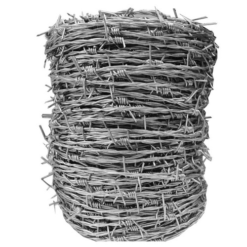 Barbed wire 100m - barbed, galvanised