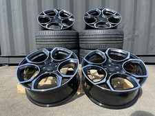 19” Gti Style Alloy Wheels Gloss Black Pol + Tyres Audi A3 S3 RS3 & TYRES