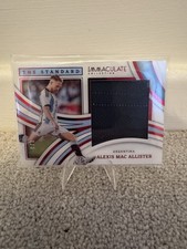 2022-23 Panini Immaculate Alexis Mac Allister The Standard /8 (Player Worn) 