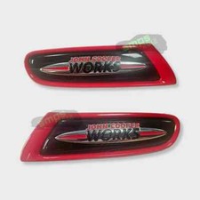 Genuine MINI John Cooper Works F56 Chrome Badge Side Scuttle Inserts JCW