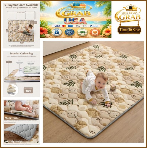 Baby play mat 71x59 - inch, extra