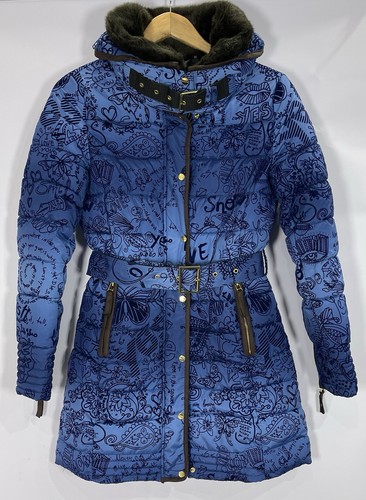 Desigual blue doodle pattern - doodle,