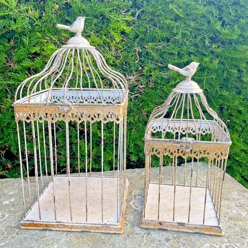 Set square birdcages in - set,
