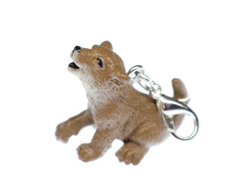 Wolf cub charm miniblings - wolf,