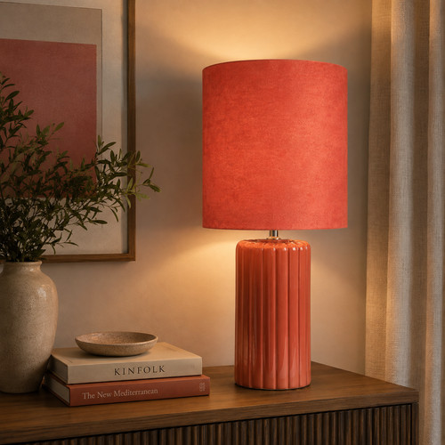 Zoe tall ceramic table lamp - zoe,