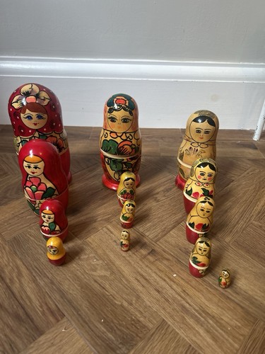 Vintage russsian matryoshka - vintage,