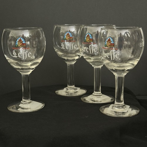 Leffe belgian beer glass - leffe,