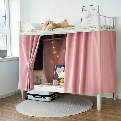 Bottom bunk bed - bed, curtain