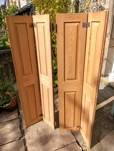 Vintage wooden window shutters - vintage,