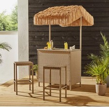 Tiki 3 Piece Bar Set Outdoor |