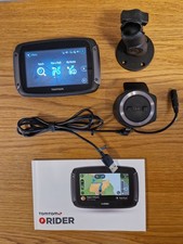TOMTOM RIDER 500 MOTOCYCLE SAT NAV WESTERN EUROPEAN MAPS 