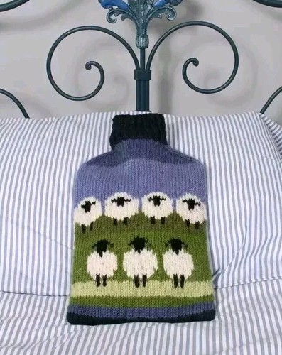 Hand knitted herdwick sheep - knitted,