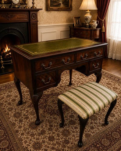 Antique mahogany leather - antique,