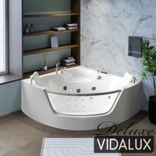Vidalux WB89 Deluxe 1400 x 1400 Corner Whirlpool & Airspa Bath