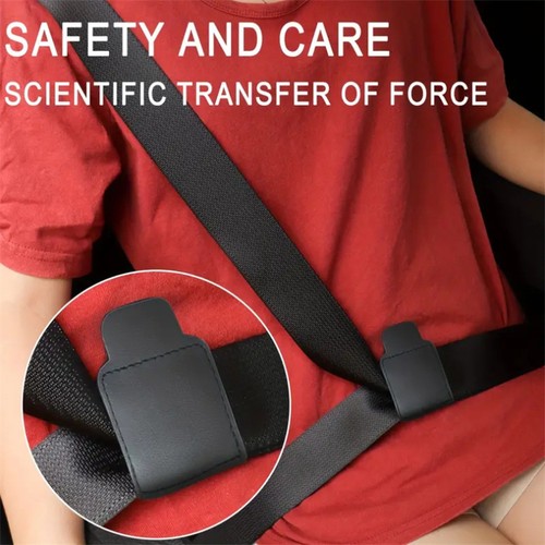 Car seat belt adjuster - adjuster, black