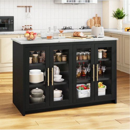 Kitchen island with power - island,