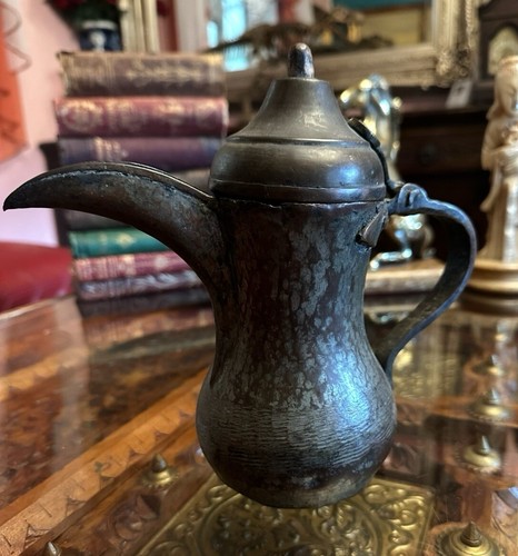 Antique dallah arabic coffee - arabic,
