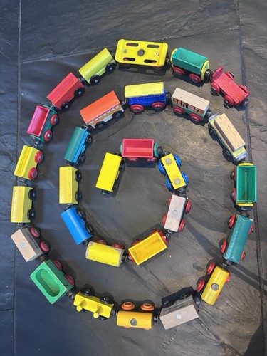 Wooden toy trains engines - wooden,
