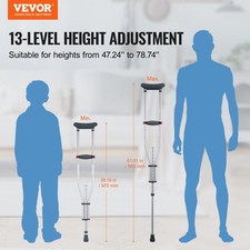 Underarm Crutches, 13-Level
