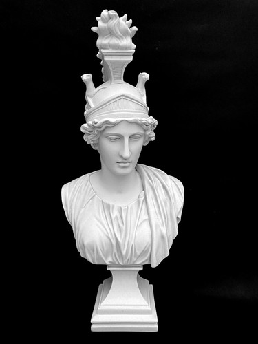 Roma large marble bust - -,