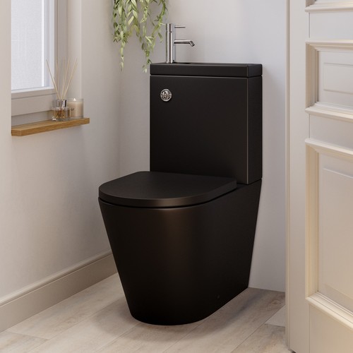 Matt black close coupled - matt,