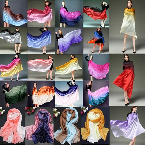Color gradient women silk - women,