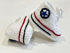 handmade crochet baby shoes