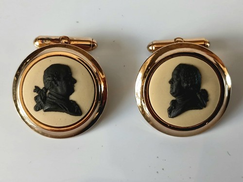 Wedgwood jasperware cufflinks - wedgwood,