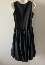 SARAH PACINI BLACK BUBBLE HEM