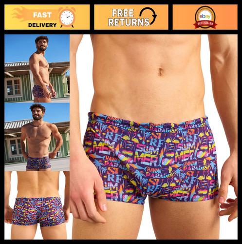 Men tan through swim trunks - tan,