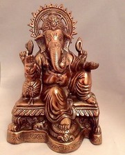Large ganesha 33cm  Heavy Hinduism Ganesh Elephant Face God Copper