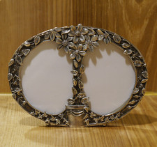 Vintage Silver scenes Ltd 1994, double photo frame, words from Seed Time