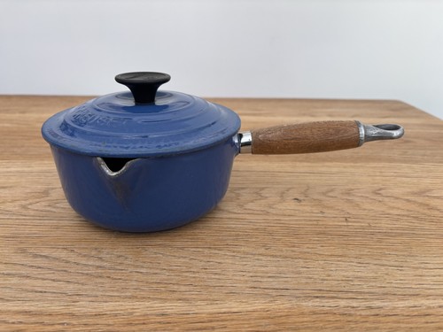 Creuset vintage blue - vintage, cast
