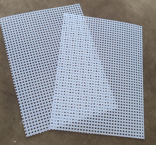 Plastic mesh canvas - plastic, for
