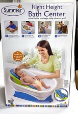 Summer Right Height Bath Center Infant Baby Tub