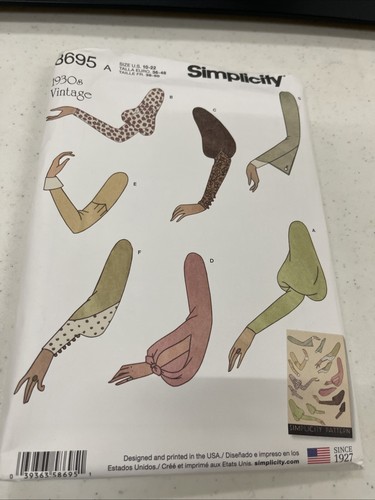 Simplicity pattern 8695 - pattern,