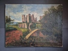 Old Antique Oil Painting On