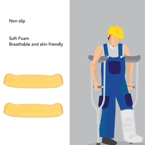 Crutch pad pair padded - 1,