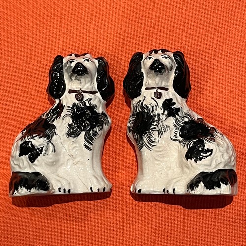 Pair antique staffordshire - pair, of