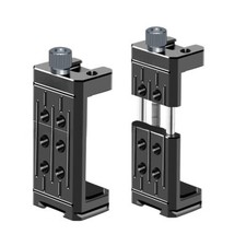 Metal Phone Holder Cold Shoe Mobile Clip Stand Support Clamp for Tripod Mount