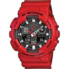 CASIO G SHOCK GA-100B-4A RED