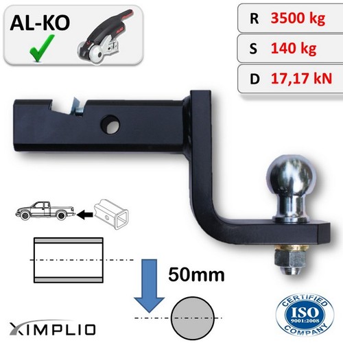 Towbar tongue adapter - tongue,