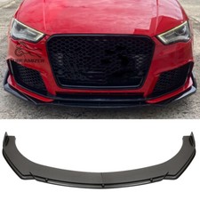 Carbon Fiber Front Bumper Splitter Spoiler Lip Body Kit For Aud A3 8P A4 S4 S5