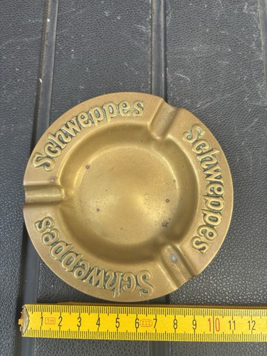 Antique brass ashtray original - ashtray,
