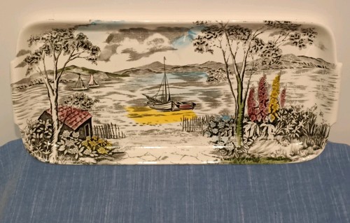 Vintage rare ceramic tray - vintage,