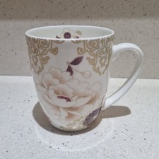 Maxwell  Williams Kimono White Coffee Mug  Tea Cup Floral Fine Bone China 400ml 